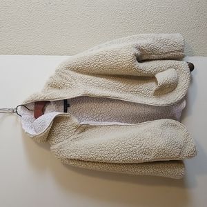 Sweet Rain Sherpa Jacket Hooded Med